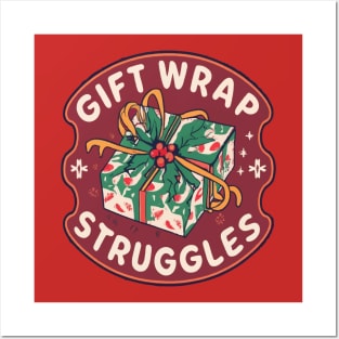 Gift wrap struggles Posters and Art